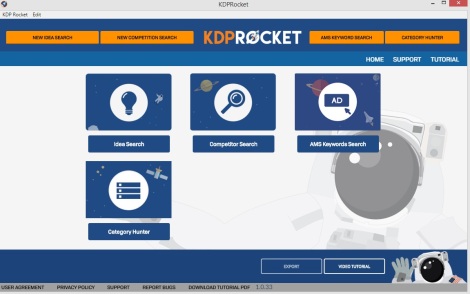 Amazon keyword research tool - KDP Rocket